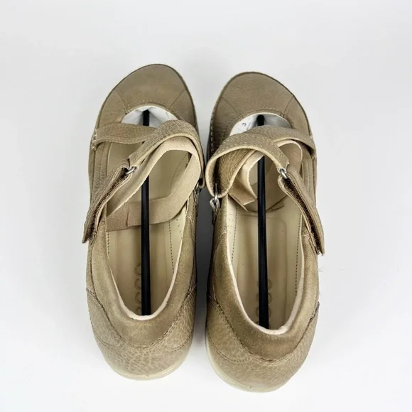 Ecco Cayla Womens Mary Jane Comfort Shoes Crisscross Navajo Brown Leather 40 - Picture 6 of 9